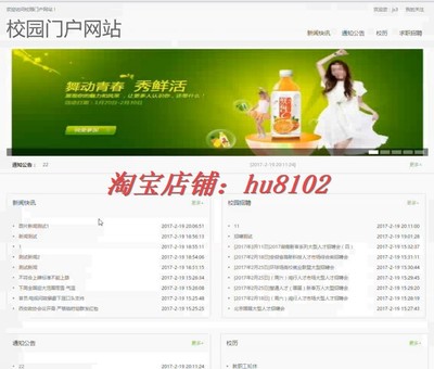 校园门户网站建设建议(学校门户网站模板)